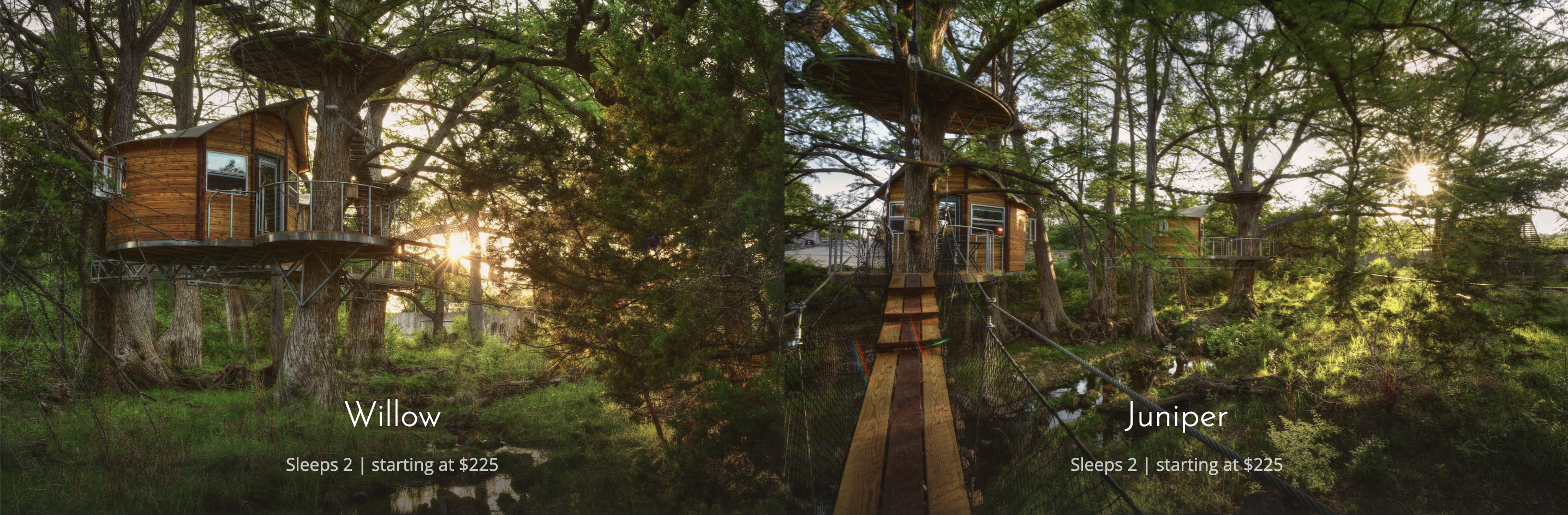 Pictures of Treehouses at Cypress Valley